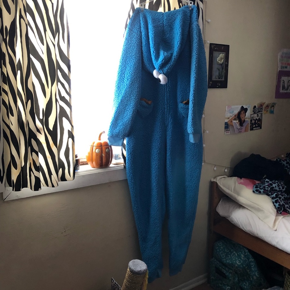 Cookie Monster onesie